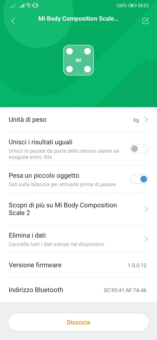 Xiaomi Mi Body Composition Scale 2, bilancia smart elegante e precisa